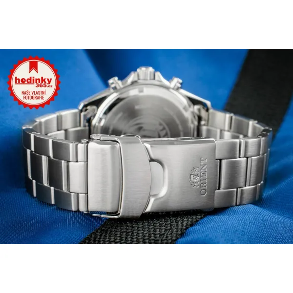 Ocelový náramek Orient UM025517J0 22mm (pro model RA-TX020), stříbrný