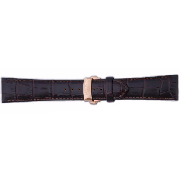 Řemínek Orient UDCVWRT, kožený hnědý, rosegold přezka (pro model FETAC)