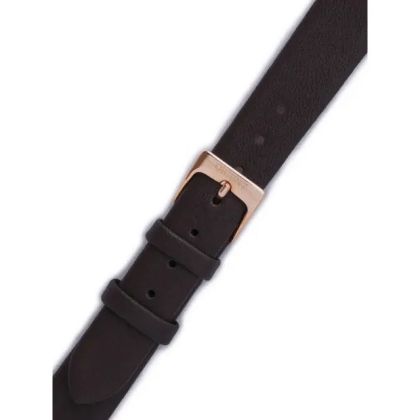Řemínek Orient UDEVERC, kožený hnědý, rosegold přezka (pro model FUB9B)