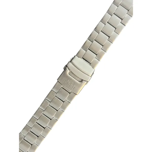 Stříbrný ocelový náramek Orient KDEDZSS, překlápěcí přezka (pro modely EM7D002, EM7D003, EM7D004, EM7D005)