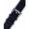 Řemínek Orient UL016013J0, kožený modrý, stříbrná přezka (pro model RA-AG00)