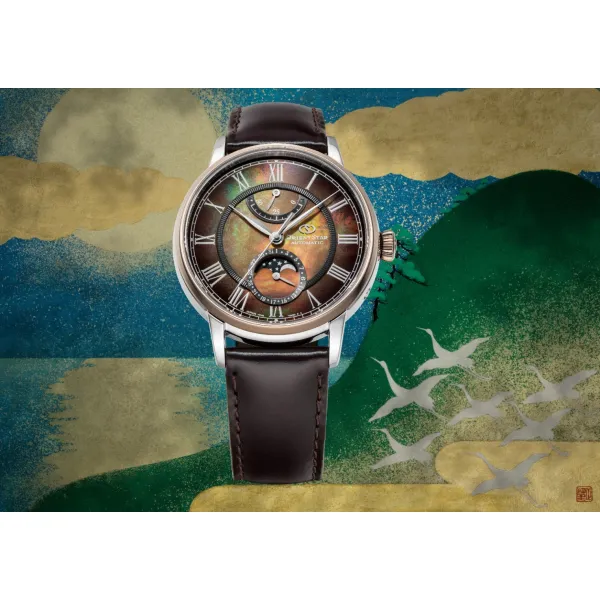 Orient Star Classic M45 F7 Moonphase Automatic RE-AY0121A00B Lake Tazawa Limited edition 180pcs