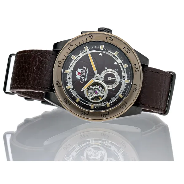 Orient Revival Retro Future Camera Automatic Open Heart RA-AR0203Y10B