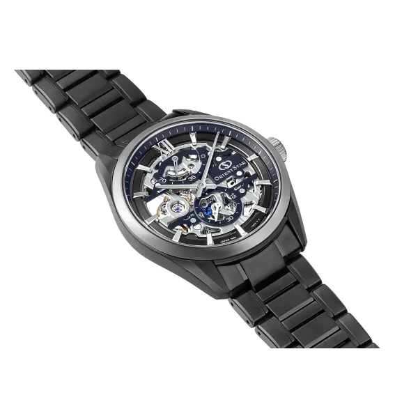 Orient Star Contemporary M34 F8 Full Skeleton Mechanical RE-AZ0105N00B 75th Anniversary Limited Edition 430pcs (+ náhradní řemínek)