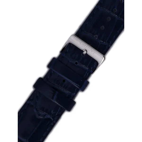 Kožený řemínek Orient UDFJBSD 22mm (pro model FAG00), modrý