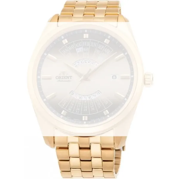 Ocelový náramek Orient UM00R221G0 22mm (pro model RA-BA00), zlatý