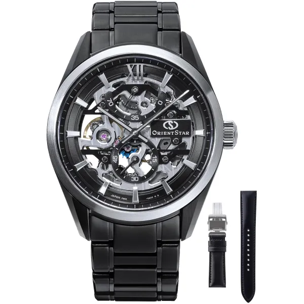 Orient Star Contemporary M34 F8 Full Skeleton Mechanical RE-AZ0105N00B 75th Anniversary Limited Edition 430pcs (+ náhradní řemínek)