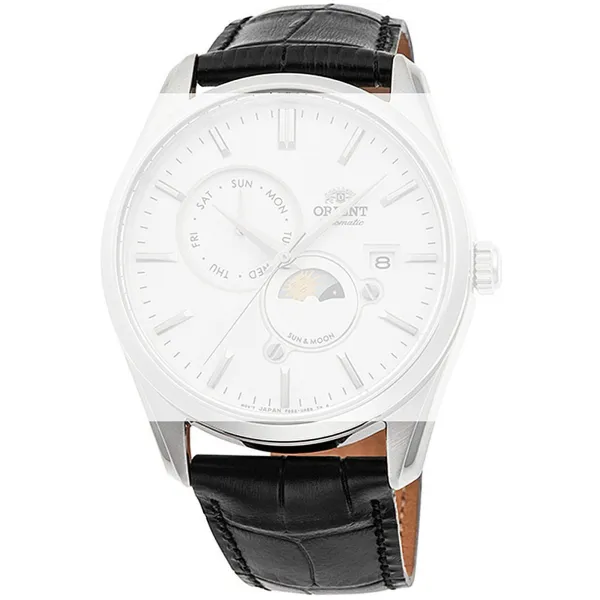 Kožený řemínek Orient UL014011J0 20mm (pro modely RA-AK03, RA-AR00), černý