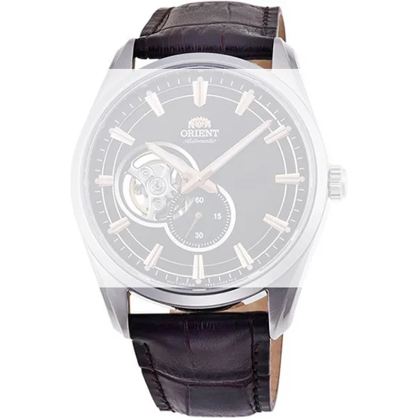 Kožený řemínek Orient UL014012J0 22mm (pro model RA-AR00), hnědý