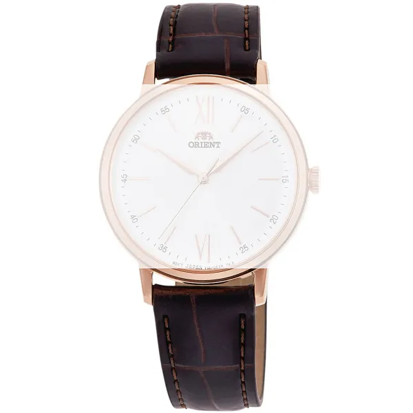 Kožený řemínek Orient UL00H012P0 16mm (pro model RA-QC17), hnědý